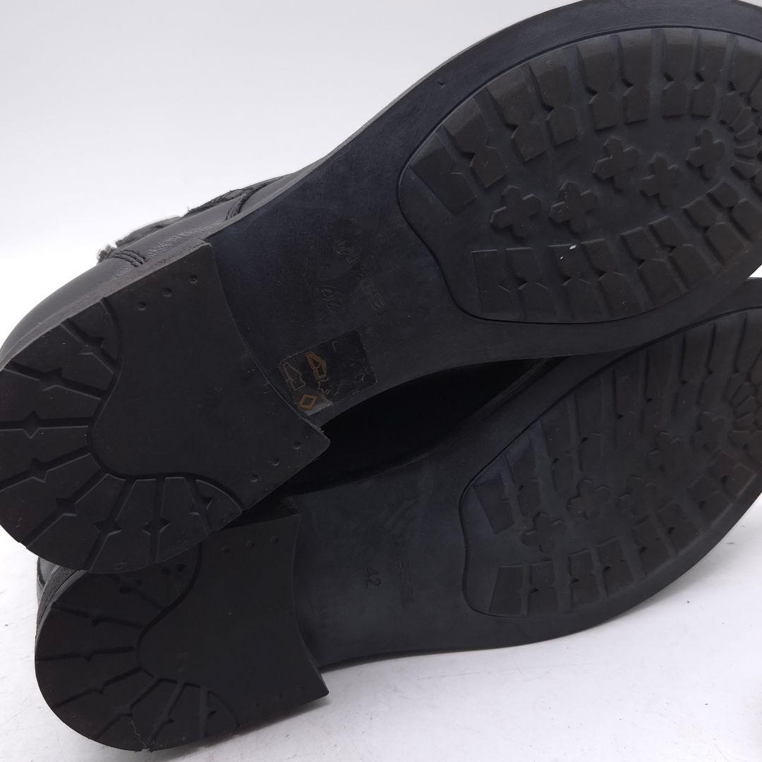 DIESEL ディーゼル レザー レースアップ ブーツ 42 約 27cm