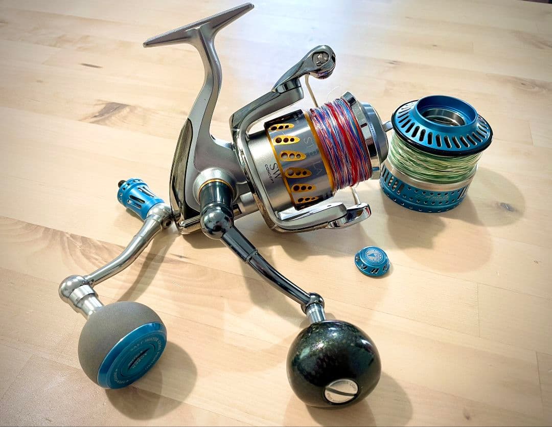 シマノ08ステラsw 8000PG 16000番スタジオオーシャンマークカスタム