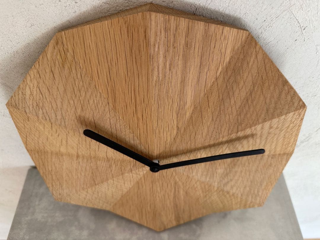 DELTA CLOCK デルタクロック オーク 黒針 LAWA DESIGN