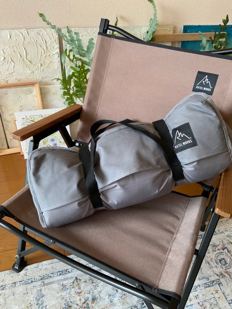 RATEL WORKS ラーテルワークス　ローチェア　グレージュ　クッション付