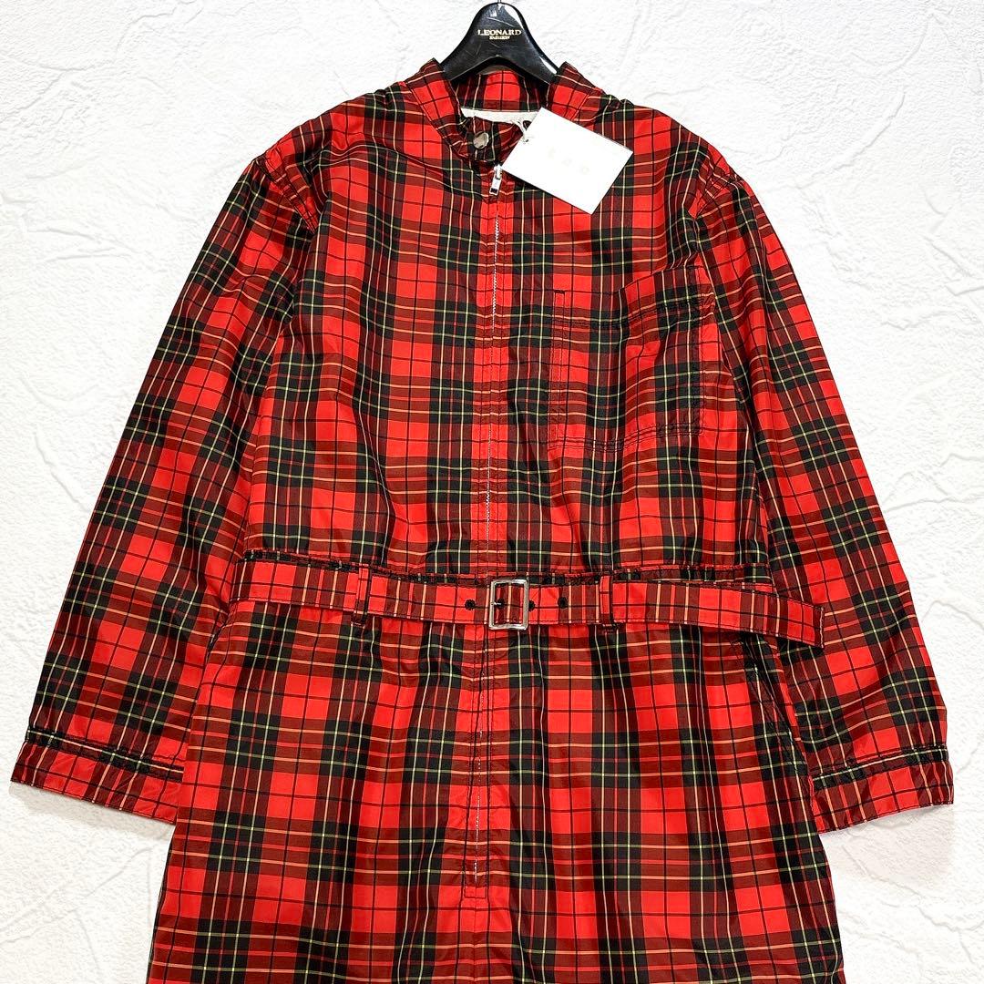 ✨タグ付き✨AD2023 タオコムデギャルソン　ジャンプスーツ　チェック　つなぎ