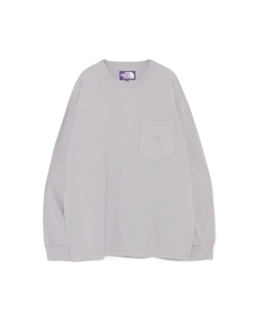 パープルレーベル　ポケットTシャツ　N25FT063　ライトグレー　L　新品②