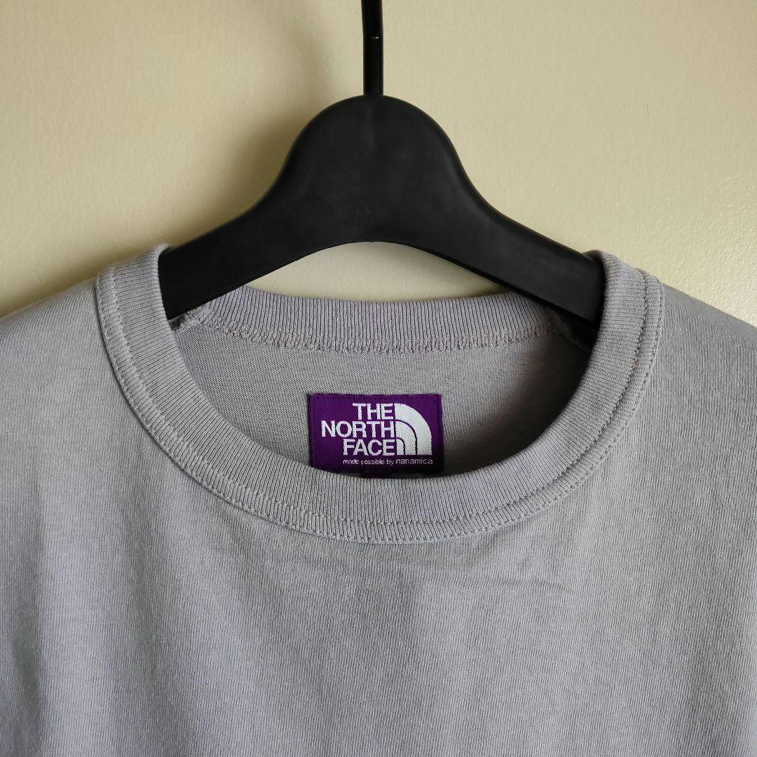 パープルレーベル　ポケットTシャツ　N25FT063　ライトグレー　L　新品②