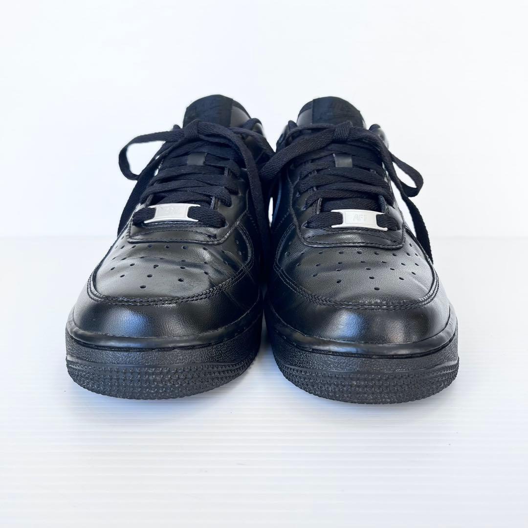 美品✨ NIKE ナイキ エアフォース1 '07 トリプルブラック 24.5