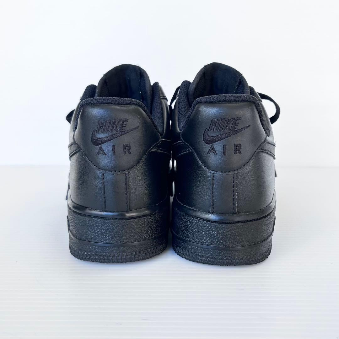 美品✨ NIKE ナイキ エアフォース1 '07 トリプルブラック 24.5
