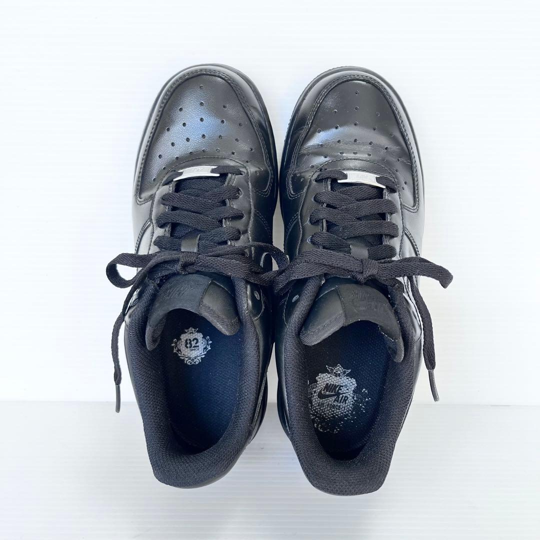 美品✨ NIKE ナイキ エアフォース1 '07 トリプルブラック 24.5