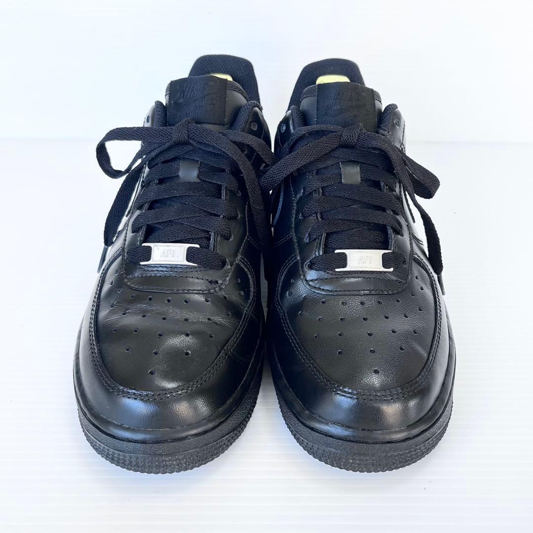 美品✨ NIKE ナイキ エアフォース1 '07 トリプルブラック 24.5