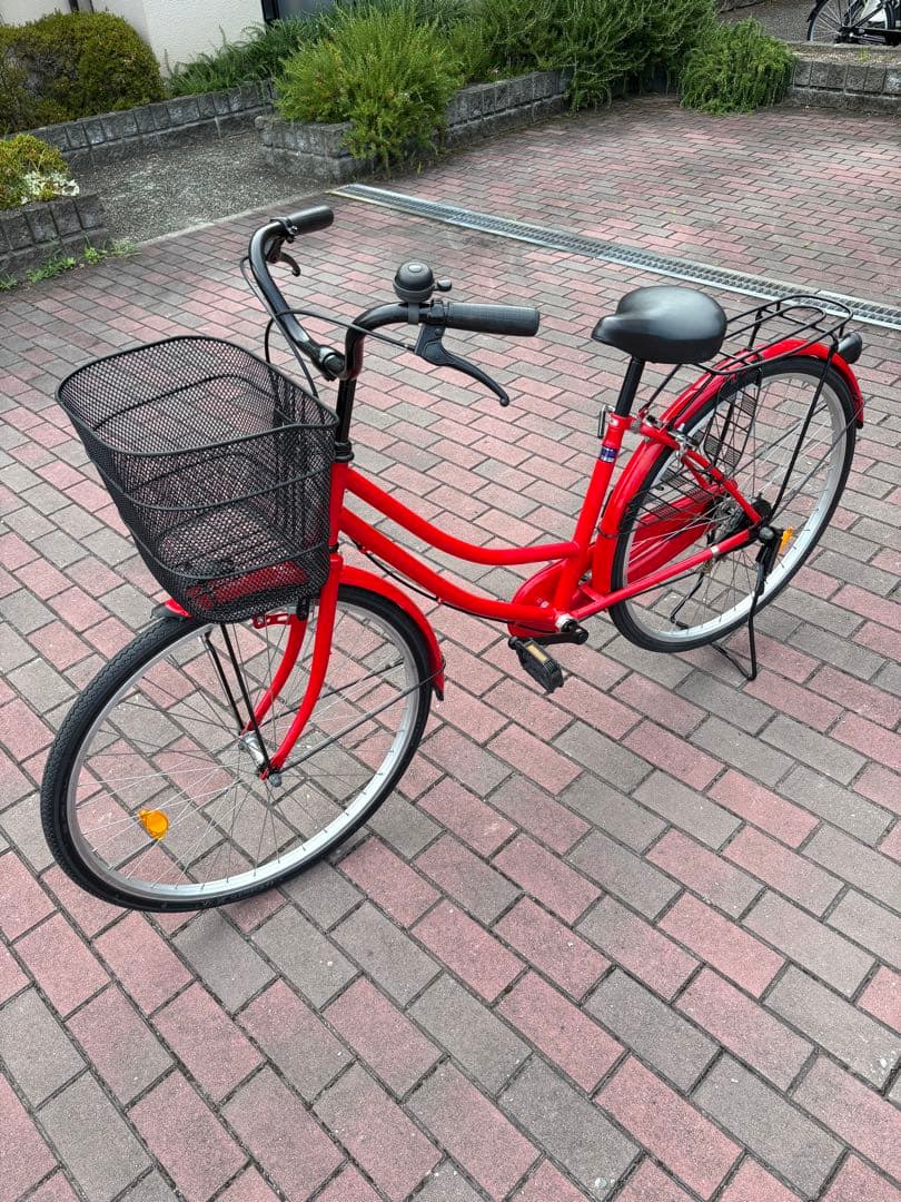 galihさんさ専用 真っ赤なシルプルママチャリ(26㌅)配達でも？可能です。