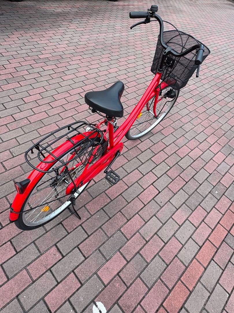 galihさんさ専用 真っ赤なシルプルママチャリ(26㌅)配達でも？可能です。