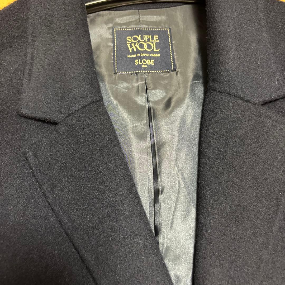 SLOBE IENA souple wool ダブルフェイスロングコート