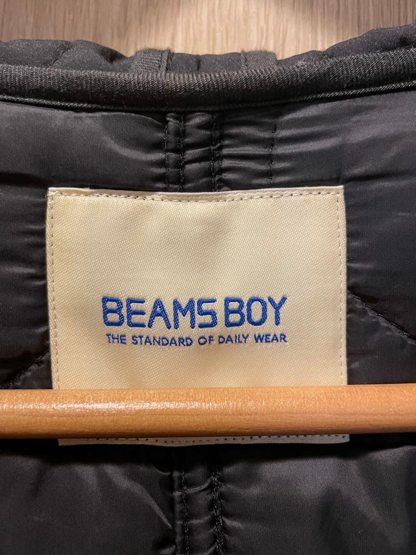 BEAMS BOY キルティング フードコート