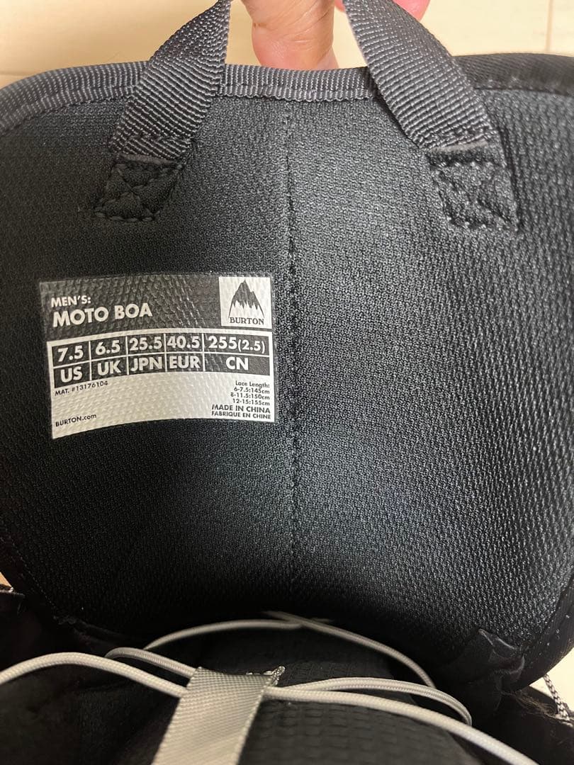 BURTON スノーボードブーツ M7 美品　ブラック