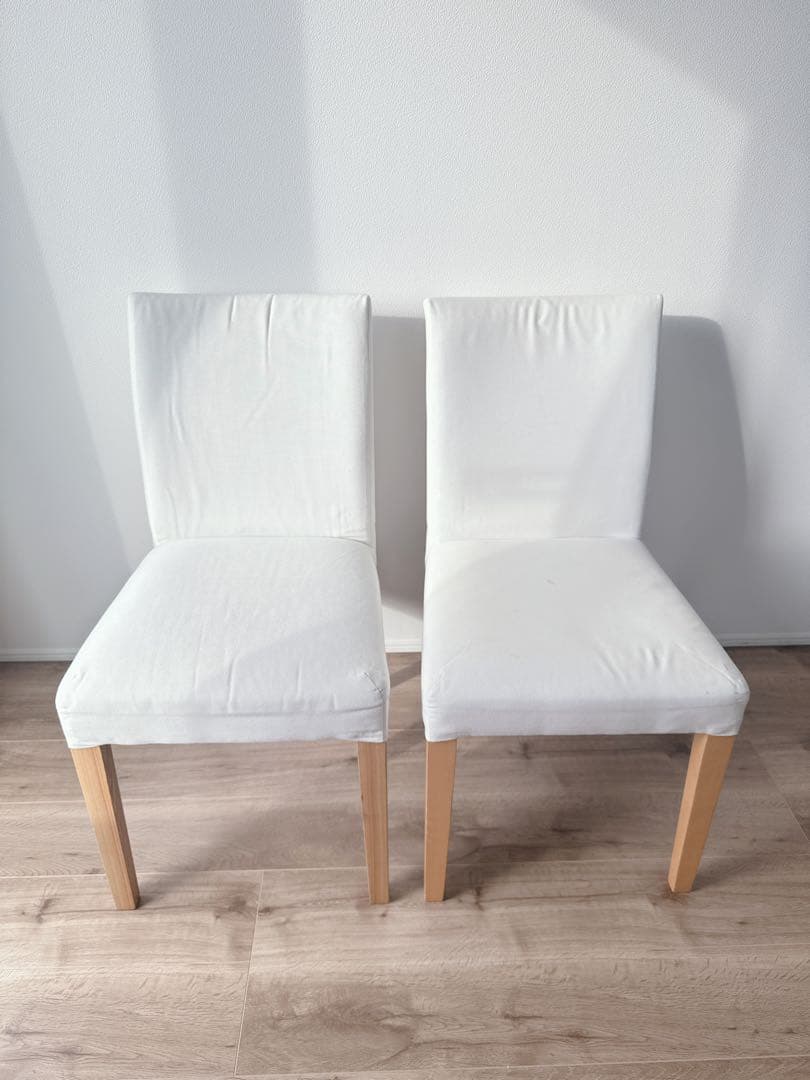 無印良品　チェア（ナチュラル・生成カバー）