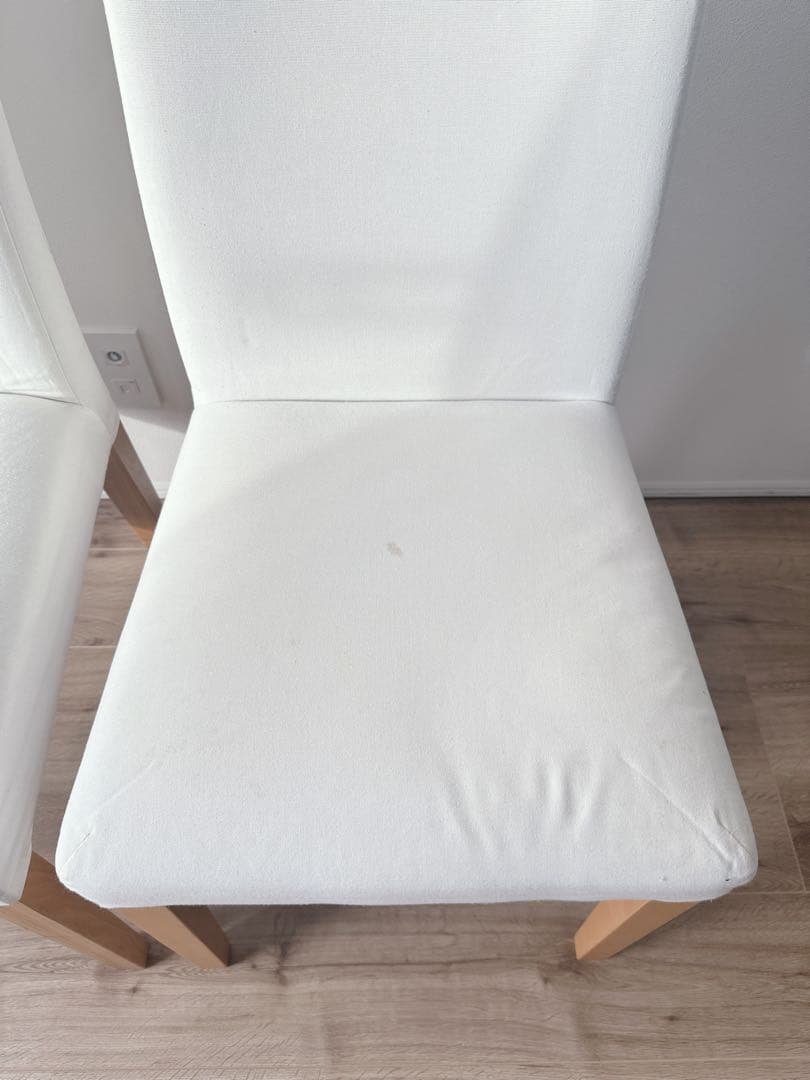 無印良品　チェア（ナチュラル・生成カバー）