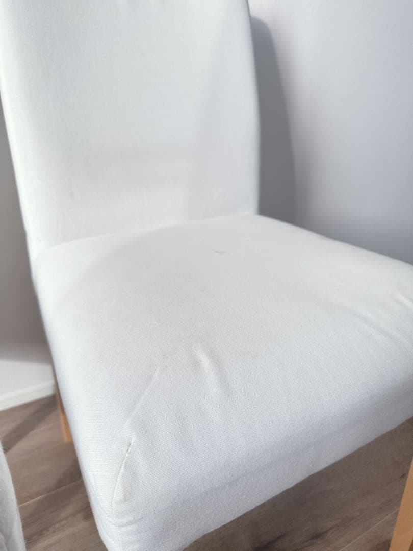 無印良品　チェア（ナチュラル・生成カバー）