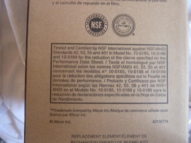 未使用品Amway e-Spring Ⅱ 浄水器フィルター浄水カートリッジ開封済