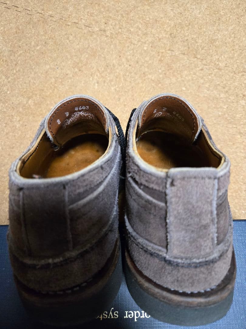 Russell Moccasin　トリプルヴァンプ　スエード