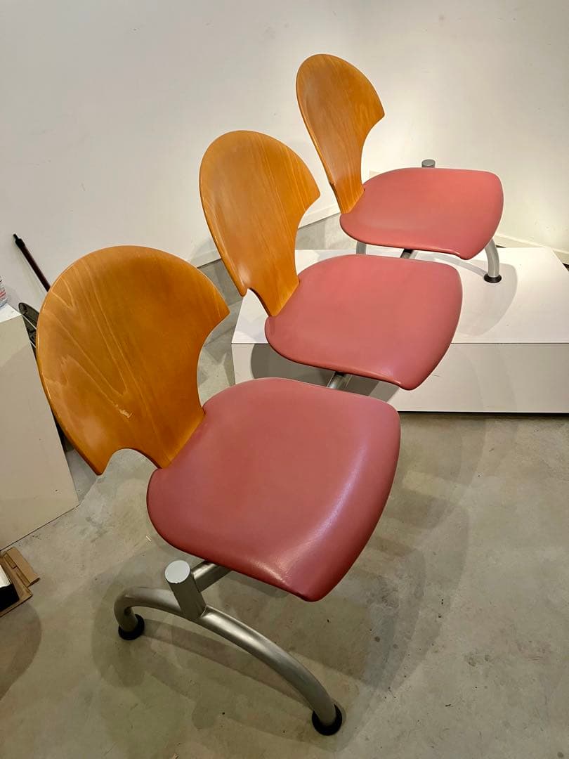 デザイナーズ3人掛けベンチ、ホウトク、カッシーナ、パントン、イームズ、ミッドセ