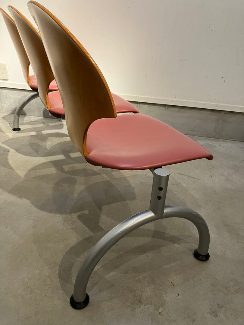 デザイナーズ3人掛けベンチ、ホウトク、カッシーナ、パントン、イームズ、ミッドセ