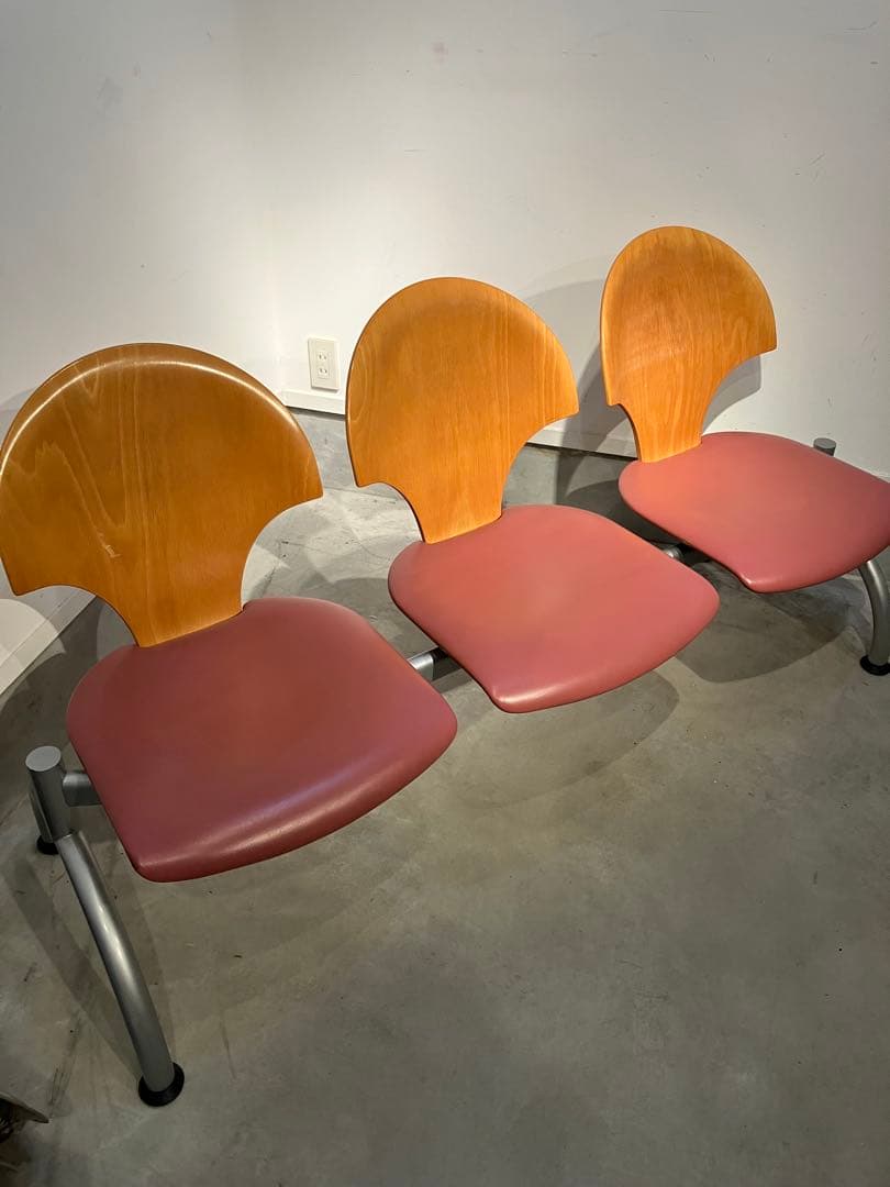 デザイナーズ3人掛けベンチ、ホウトク、カッシーナ、パントン、イームズ、ミッドセ