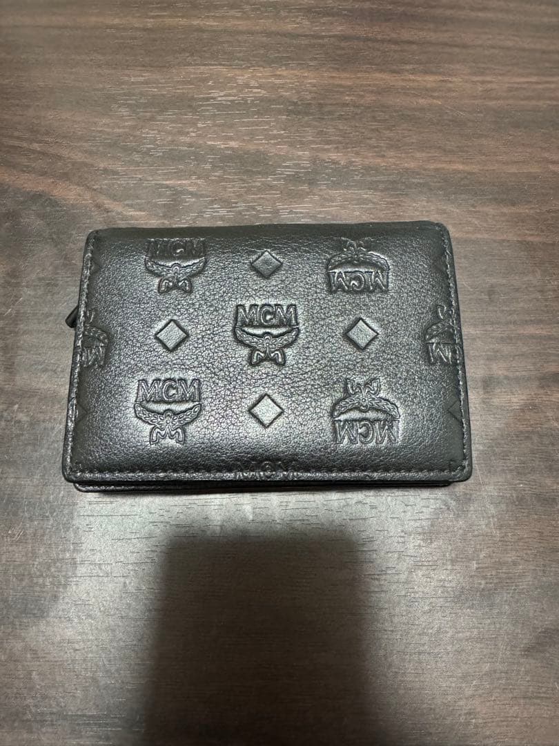 MCM ブラック レザー 財布