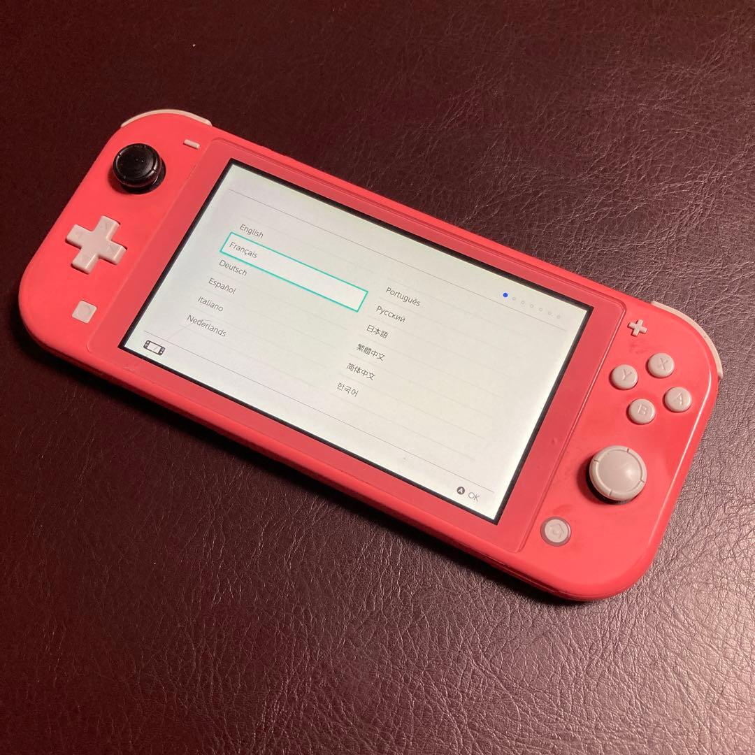 Nintendo switch light スイッチライト　ピンク　ジャンク