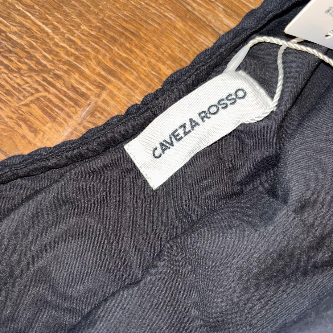 新品◆カベサロッソ　ブレイドストラップオールインワン　Black 38サイズ