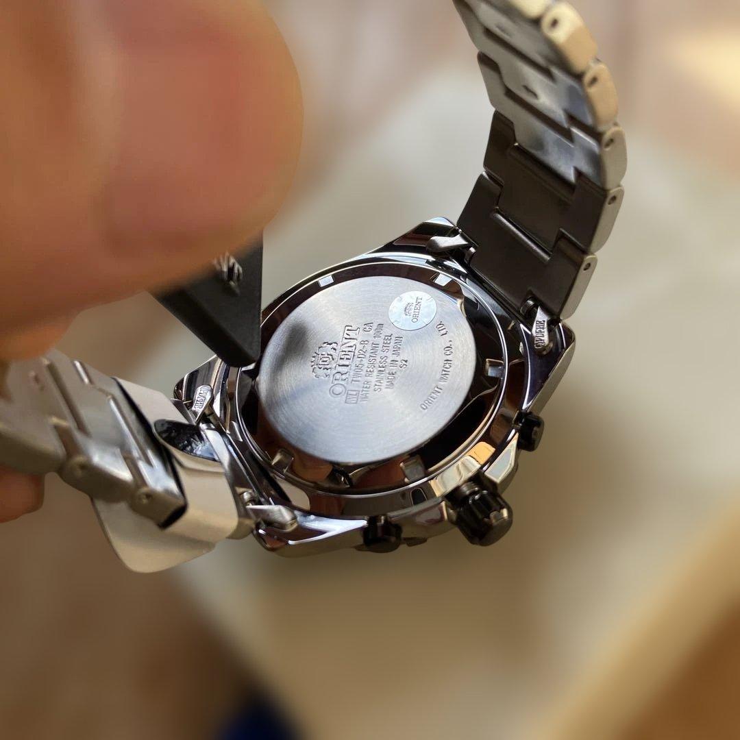 オリエント　ダイバーズ　クロノグラフ腕時計　クオーツ式　未使用品　稼働品