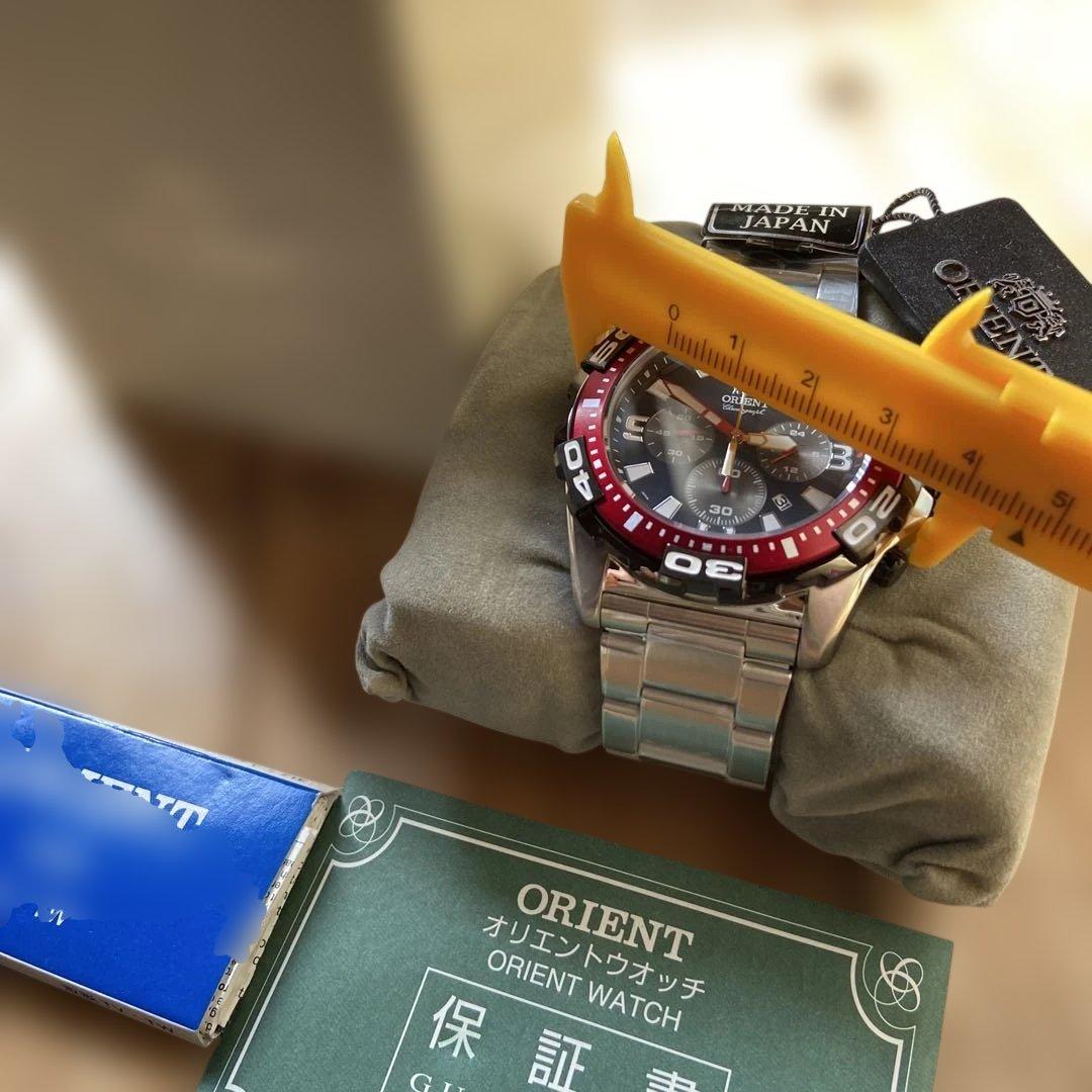オリエント　ダイバーズ　クロノグラフ腕時計　クオーツ式　未使用品　稼働品
