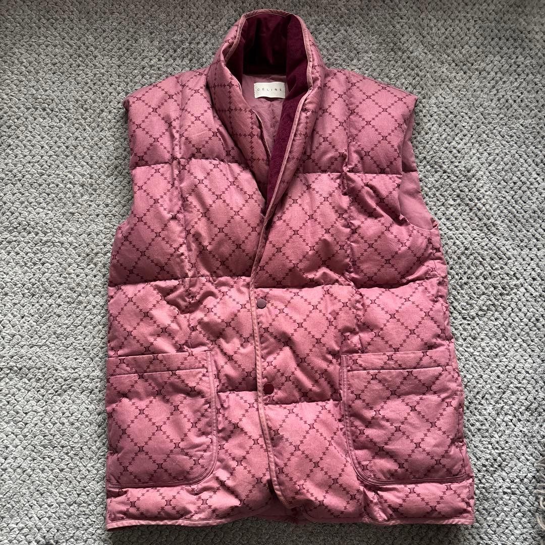 再値下げ　CELINE ピンク ダウンベスト