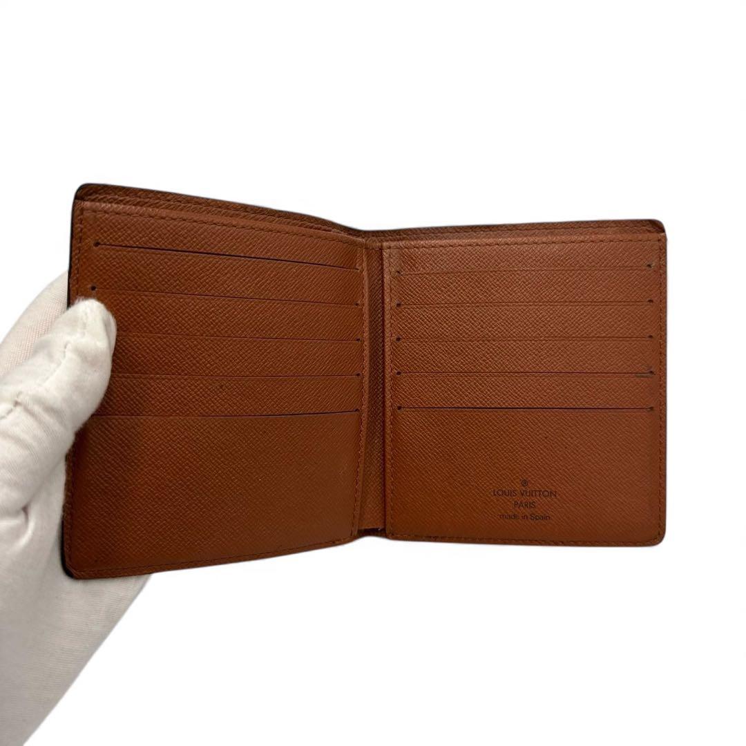 【美品】ルイヴィトン ポルトビエ10カルトクレディ モノグラム 2つ折り財布