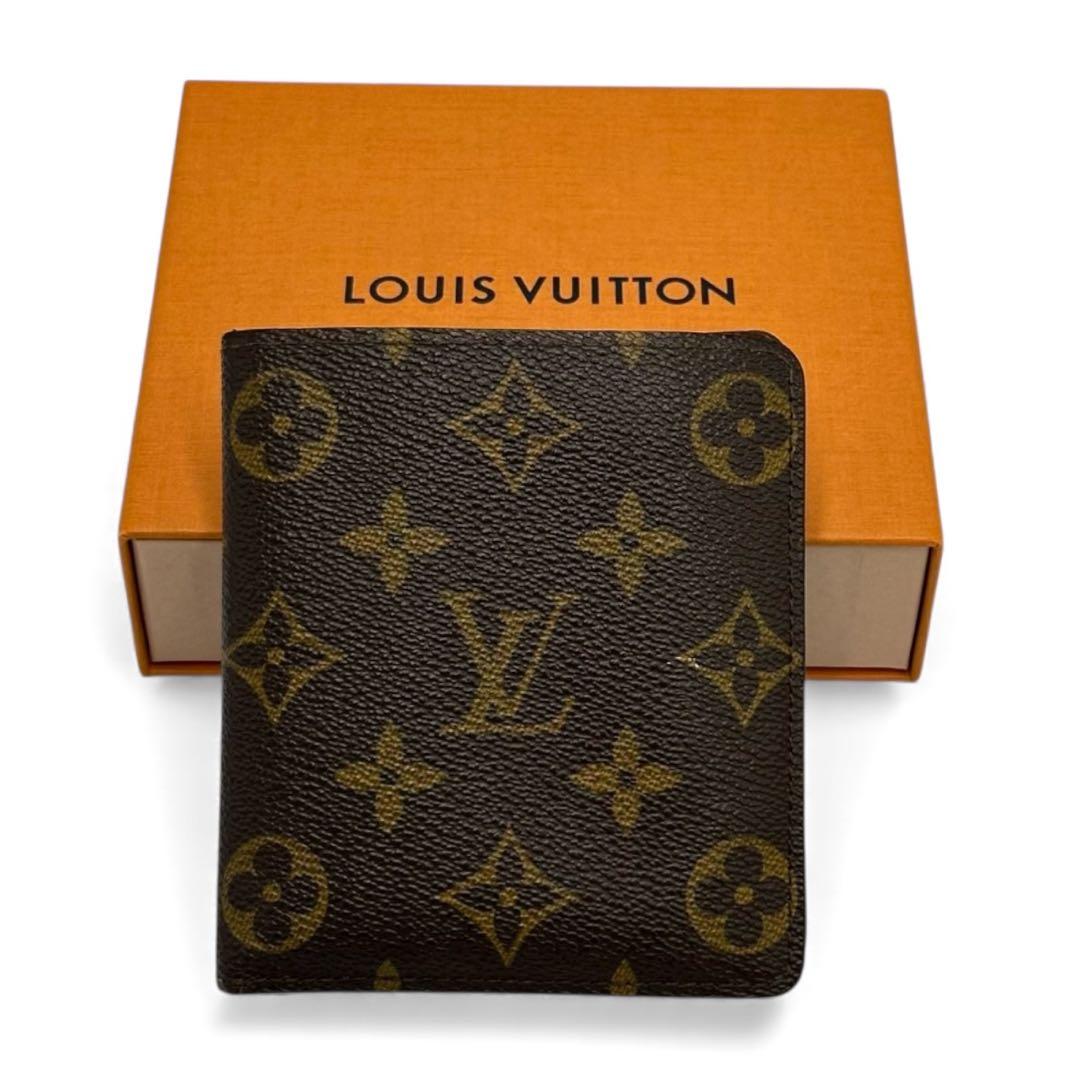 【美品】ルイヴィトン ポルトビエ10カルトクレディ モノグラム 2つ折り財布