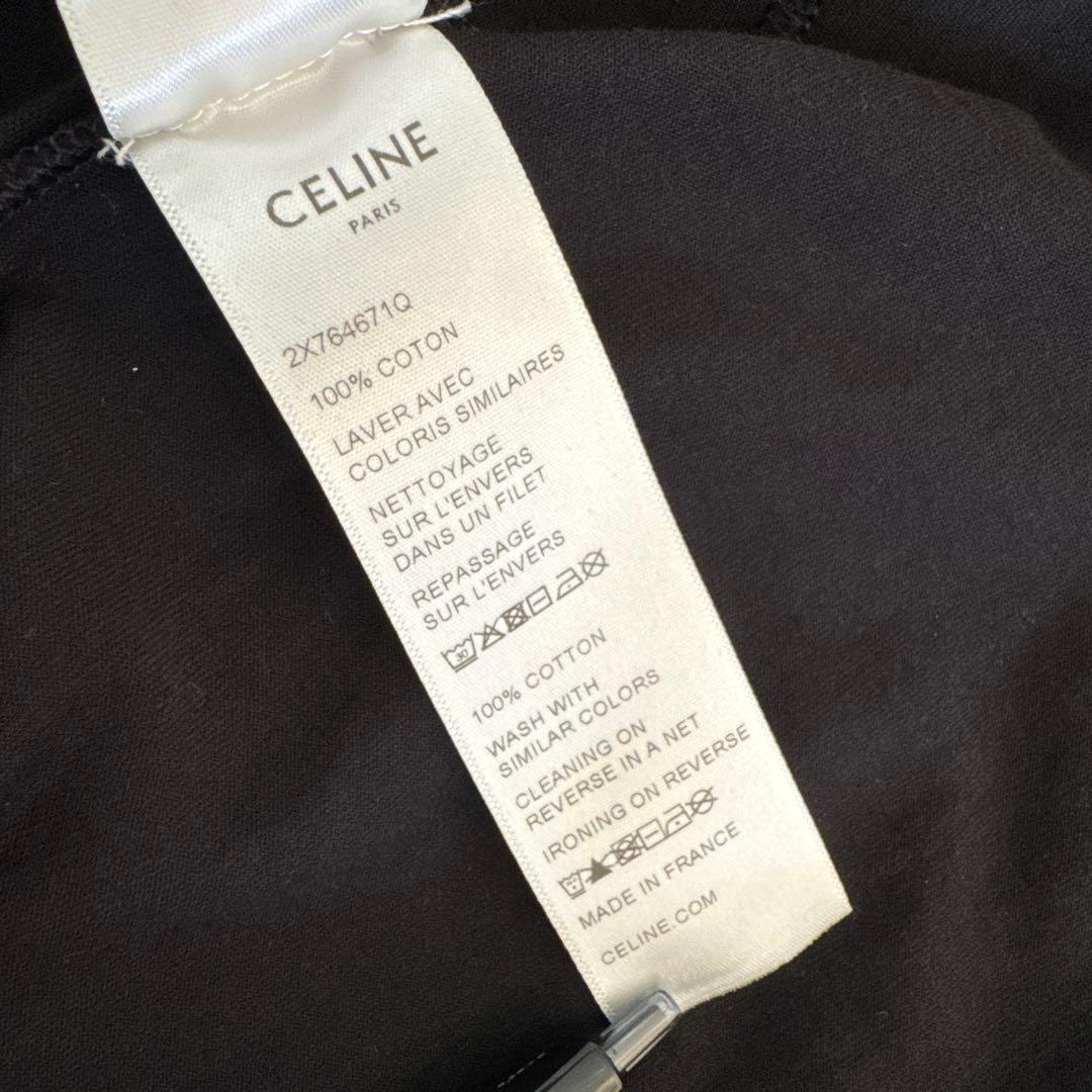 一度のみ着用　M CELINE ロゴ　Tシャツ