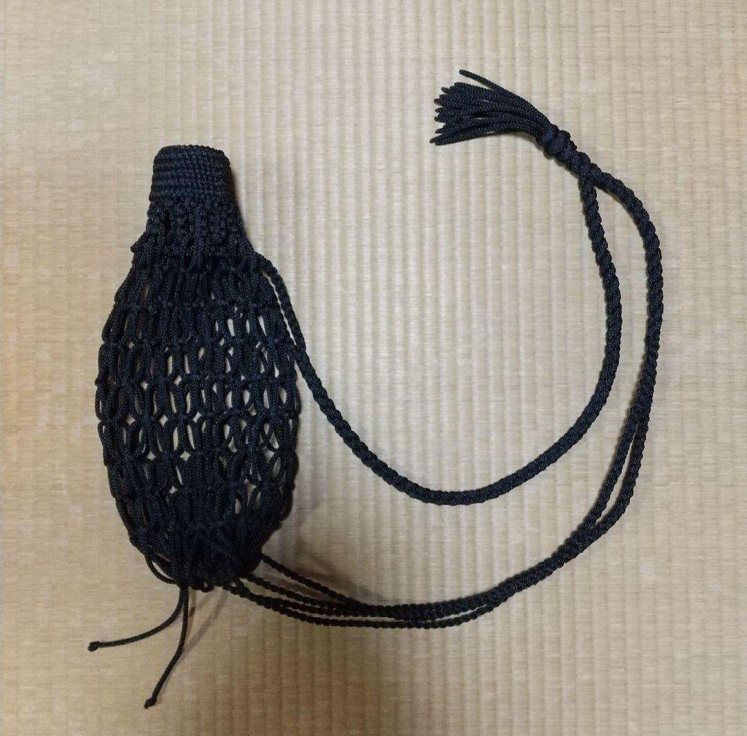 法螺貝　袋　黒　中