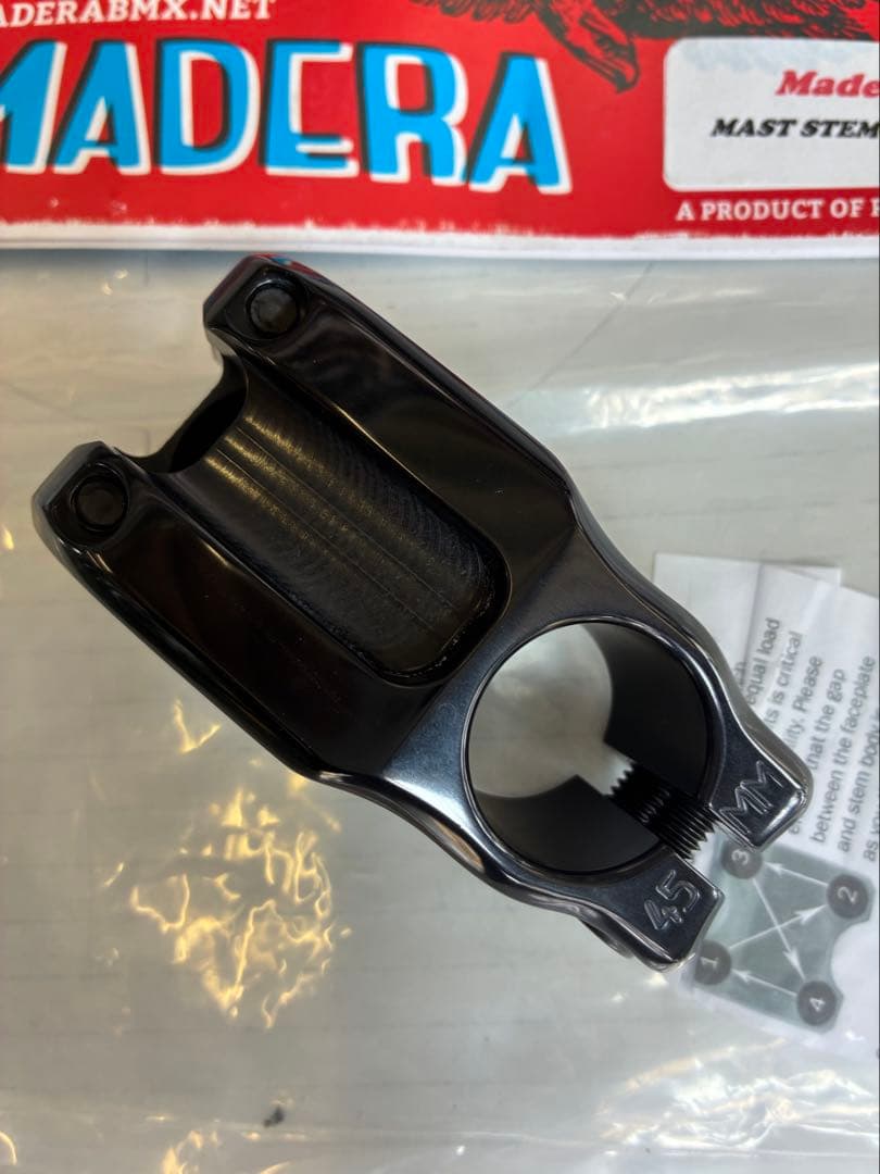 BMXステム 「Madera」Stem 45mm PROFILE RACING