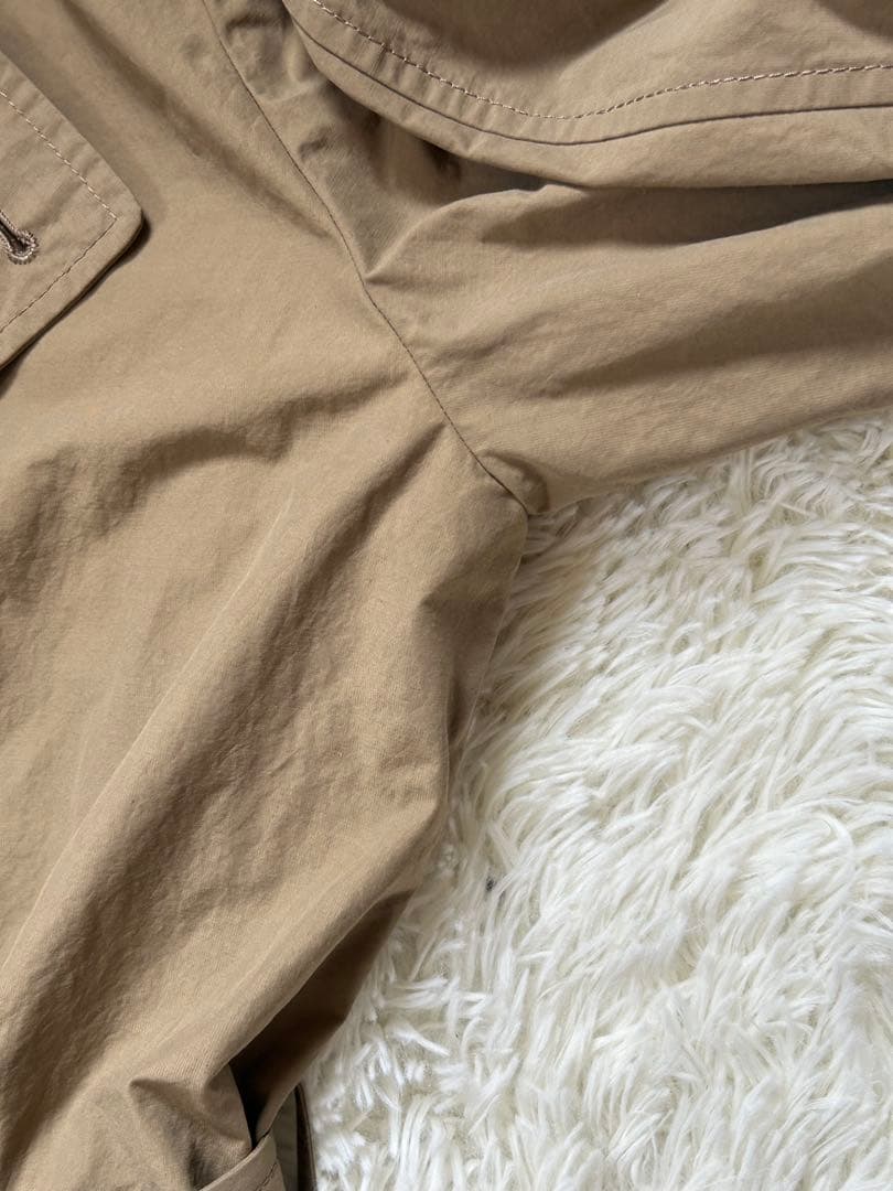 AP STUDIO トレンチコート　ナイロン　ベルト付　ベージュ　38