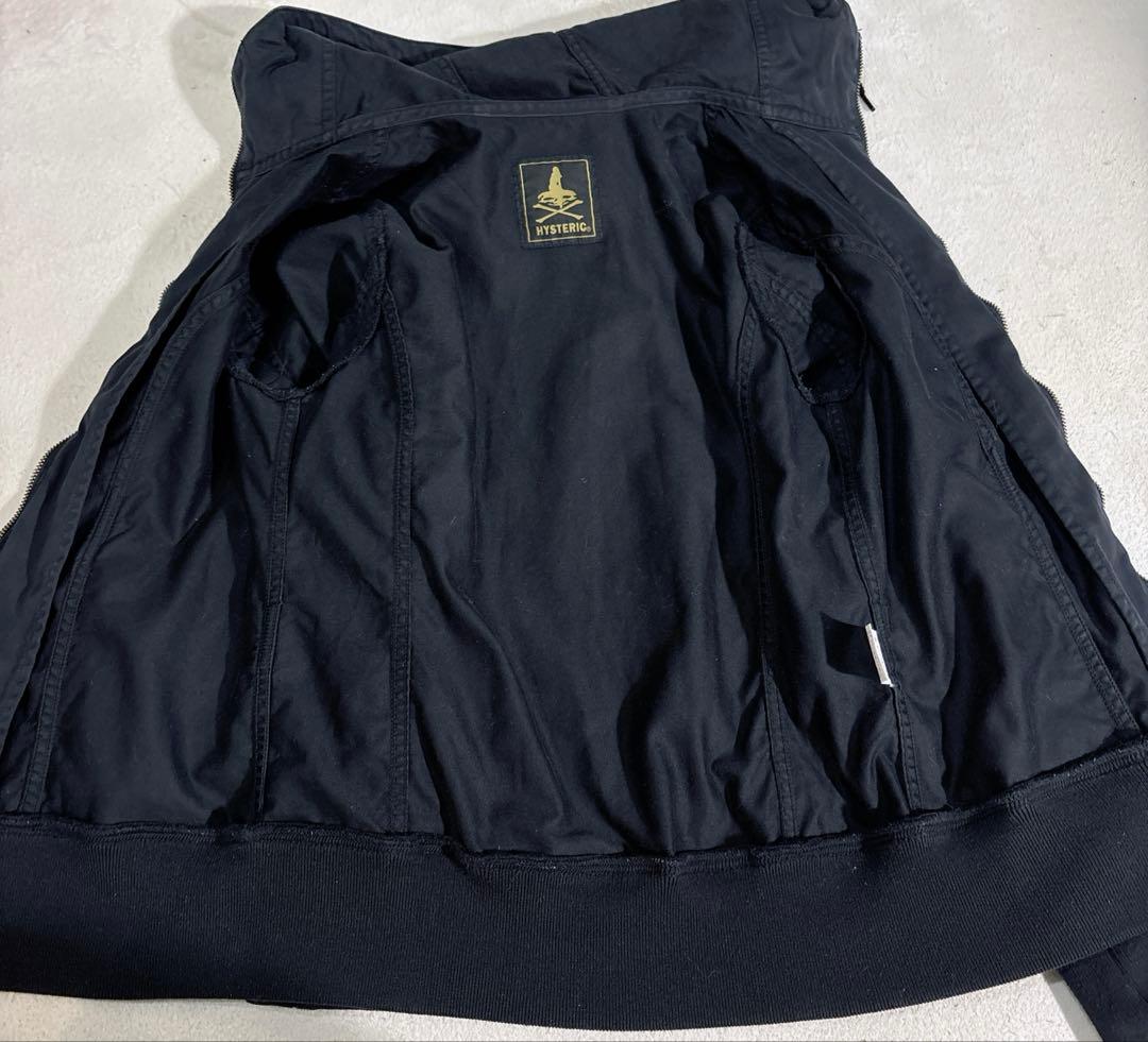 希少✨ヒステリックグラマー　コットン　ブルゾン　刺繍　日本製　hysteric