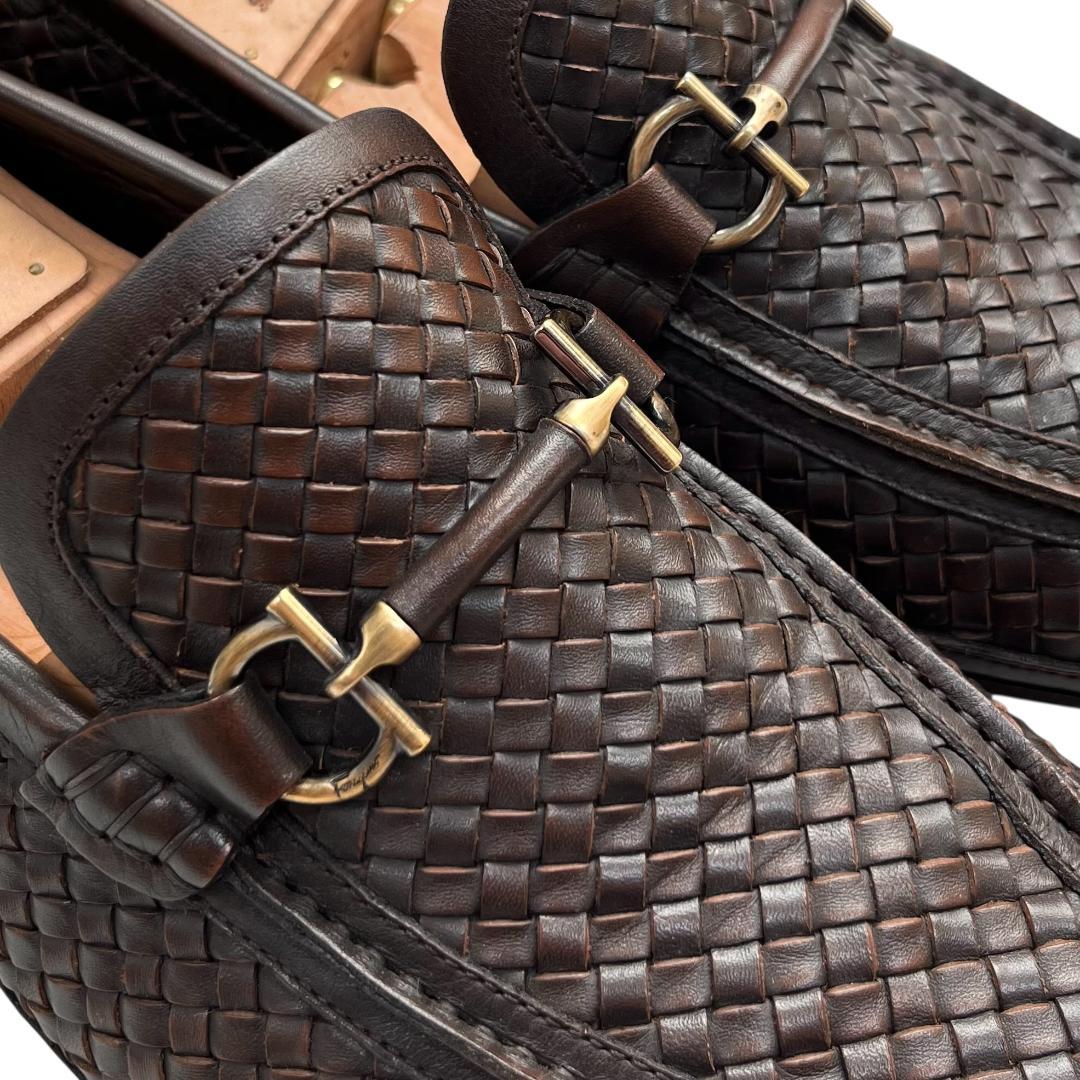 サルヴァトーレフェラガモ　イントレチャート ガンチーニ ローファー　8EE