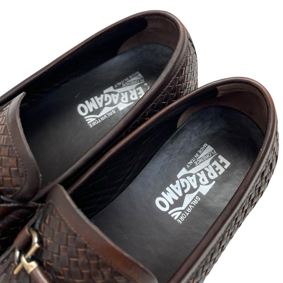 サルヴァトーレフェラガモ　イントレチャート ガンチーニ ローファー　8EE