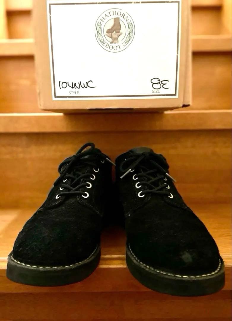 HATHORN oxford ハソーン オックスフォード 8.0E ブラック美品