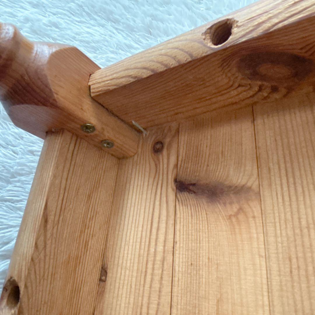 難有り 2脚セット】カントリー パイン材　天然木　椅子　ダイニングチェア