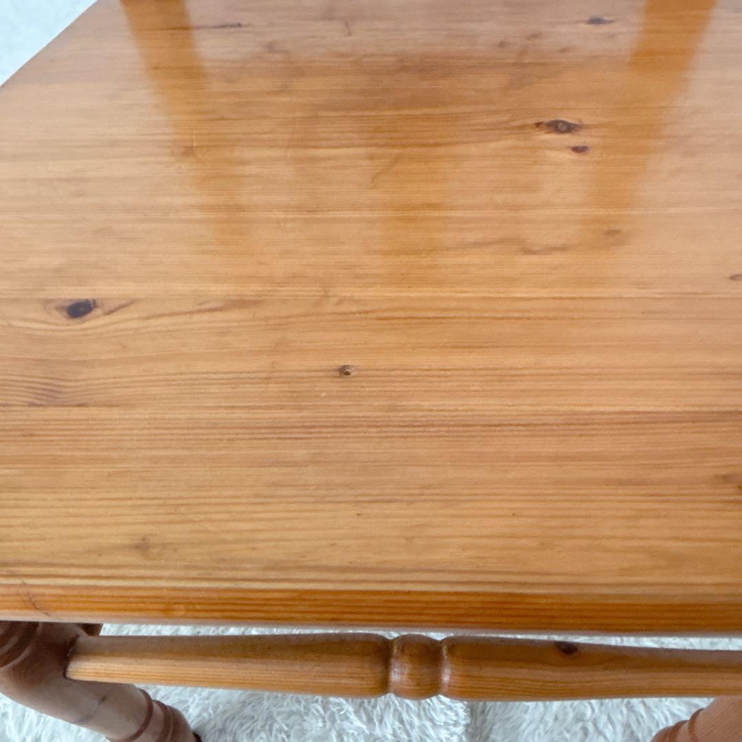 難有り 2脚セット】カントリー パイン材　天然木　椅子　ダイニングチェア