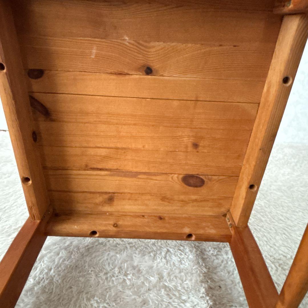 難有り 2脚セット】カントリー パイン材　天然木　椅子　ダイニングチェア