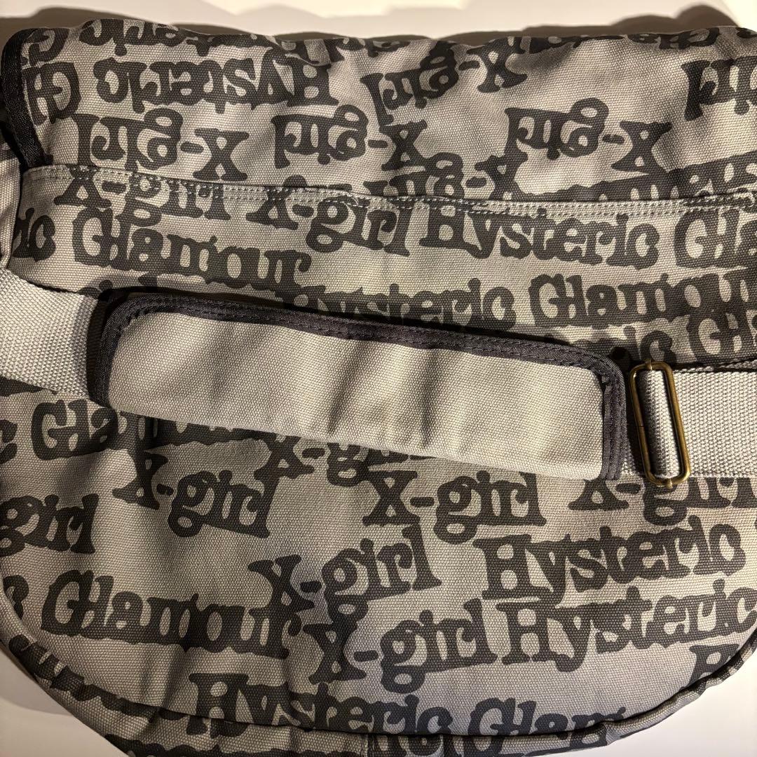 X-girl×HYSTERIC GLAMOUR メッセンジャーバッグ