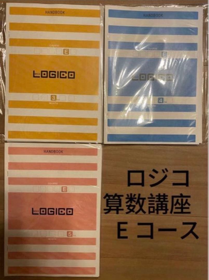 ロジコ算数講座　Eコース　3ヶ月分　おまけ付き