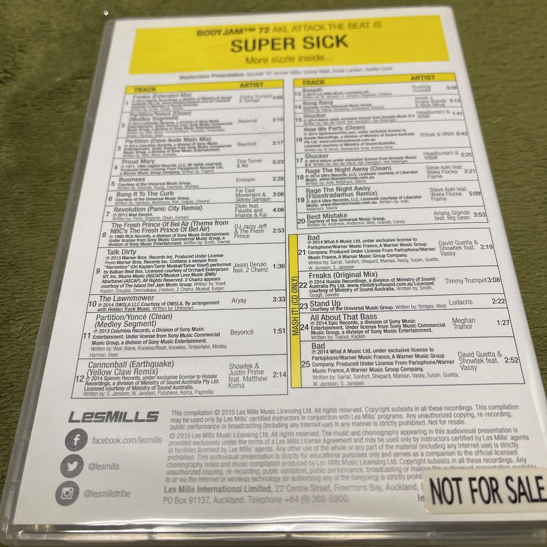 レズミルズ【BODYJAM72】CD DVDコリオ