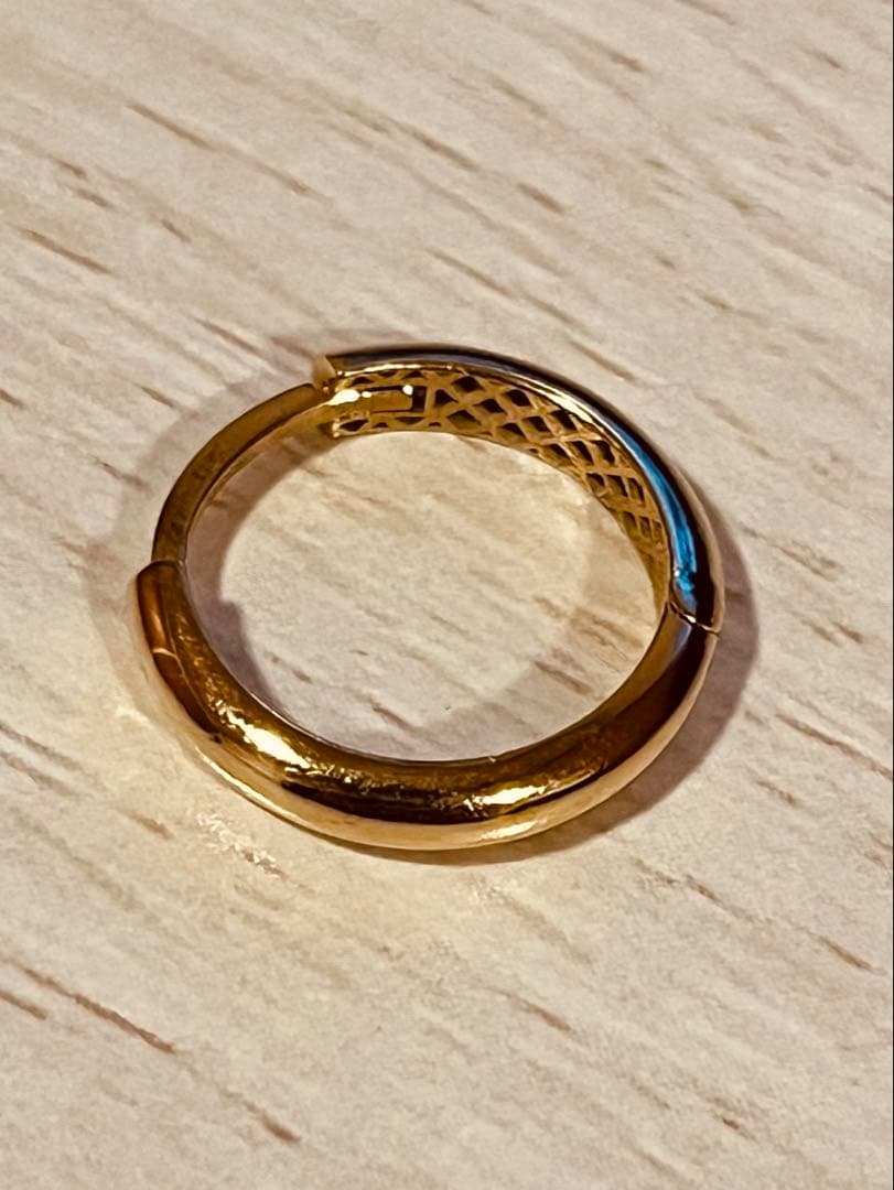 AVALANCHE 10K YG フープピアス 15mm