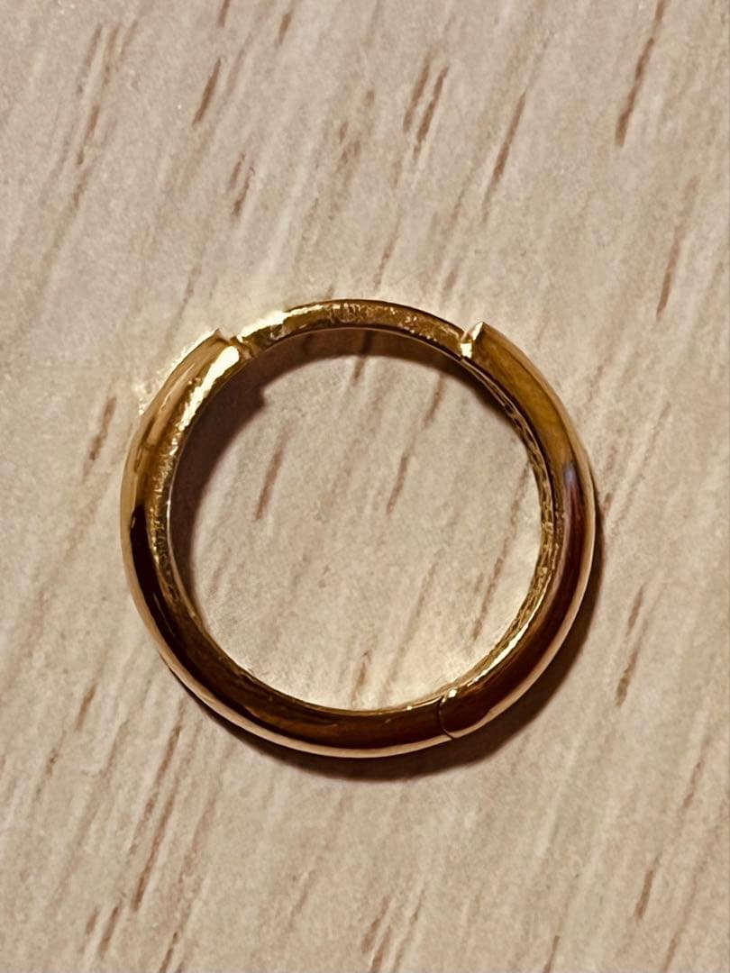 AVALANCHE 10K YG フープピアス 15mm