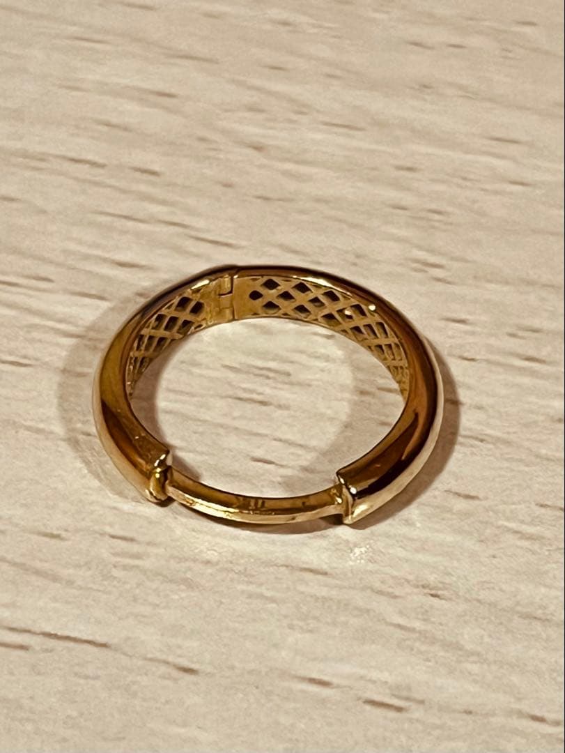 AVALANCHE 10K YG フープピアス 15mm