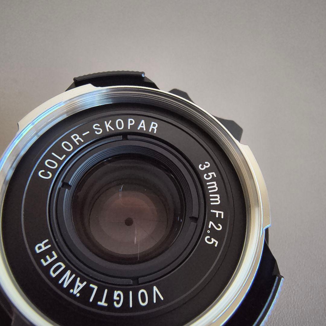 【極美品】Voigtlander35mmＦ2.5+アダプタ+フード+フィルター